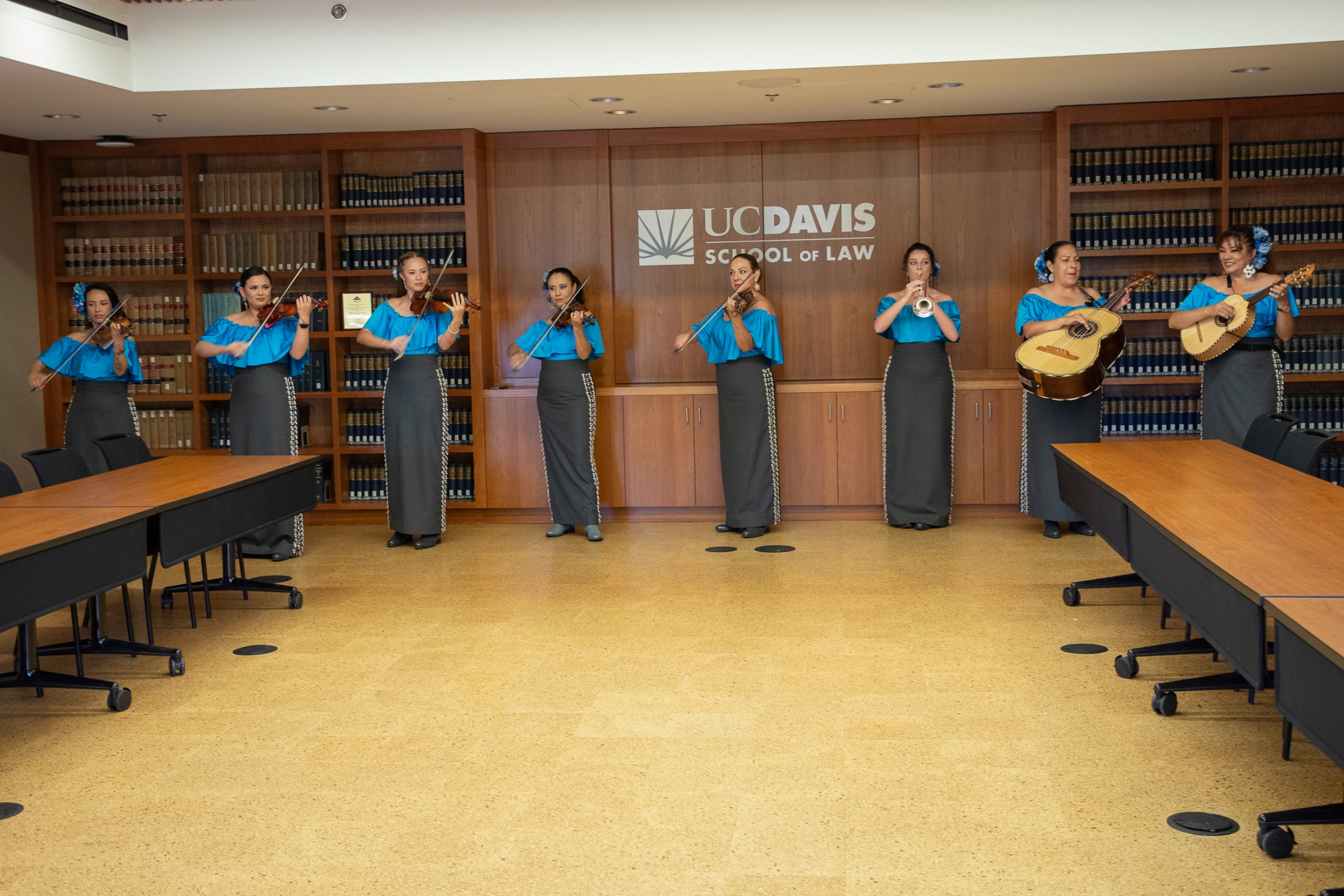 Mariachi performers at King Hall.
